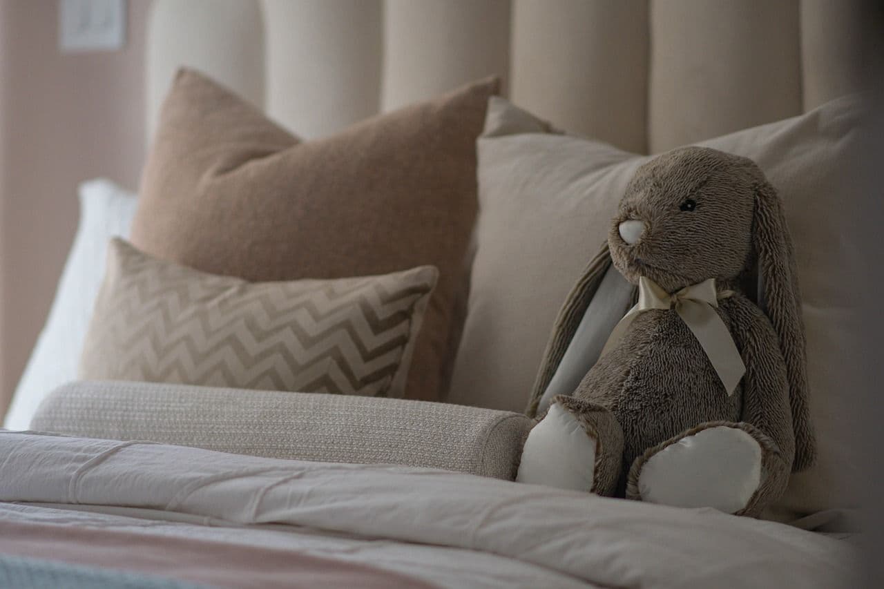 Beddengoed op bed